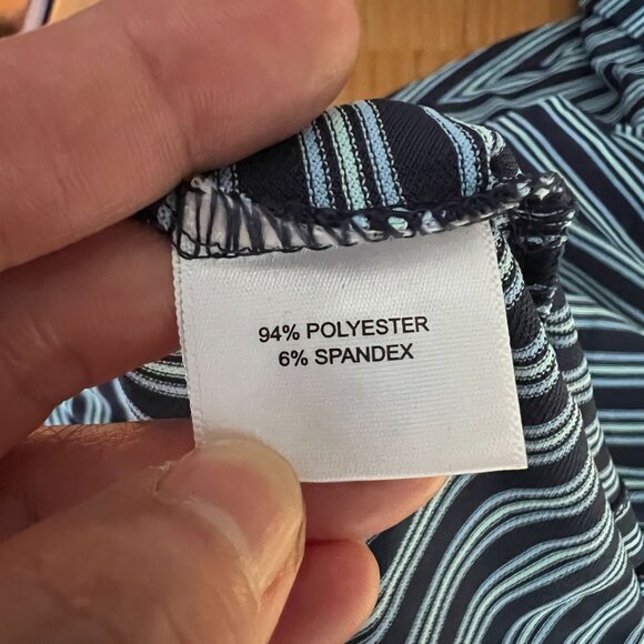 Peter Millar Summer Comfort Men's Polo Collared Shirt XTRA-LARGE Navy White - Picture 6 of 7